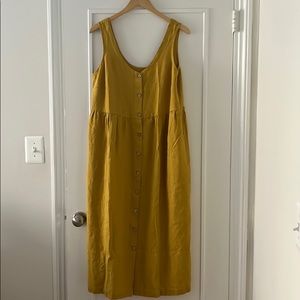 NWT notPERFECTLINEN Valley Dress Honey M/L